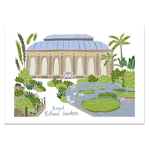 Botanic Gardens Edinburgh Print - Victoria Rose Ball