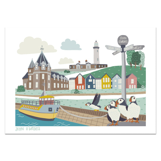 John O'Groats Print - Victoria Rose Ball