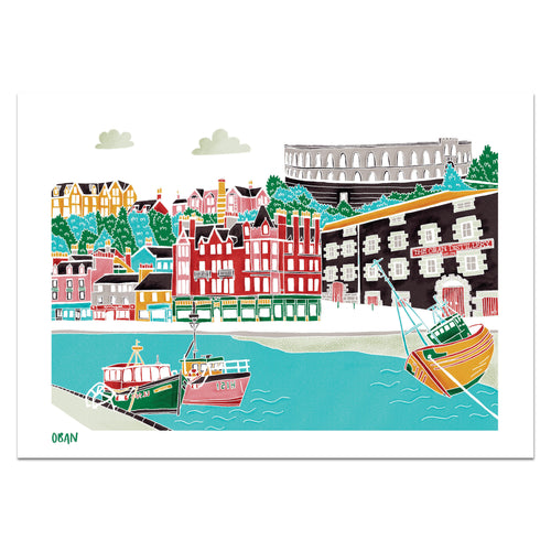 Oban Print (Stylised Colours) - Victoria Rose Ball