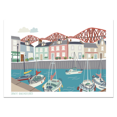 South Queensferry Harbour Print - Victoria Rose Ball