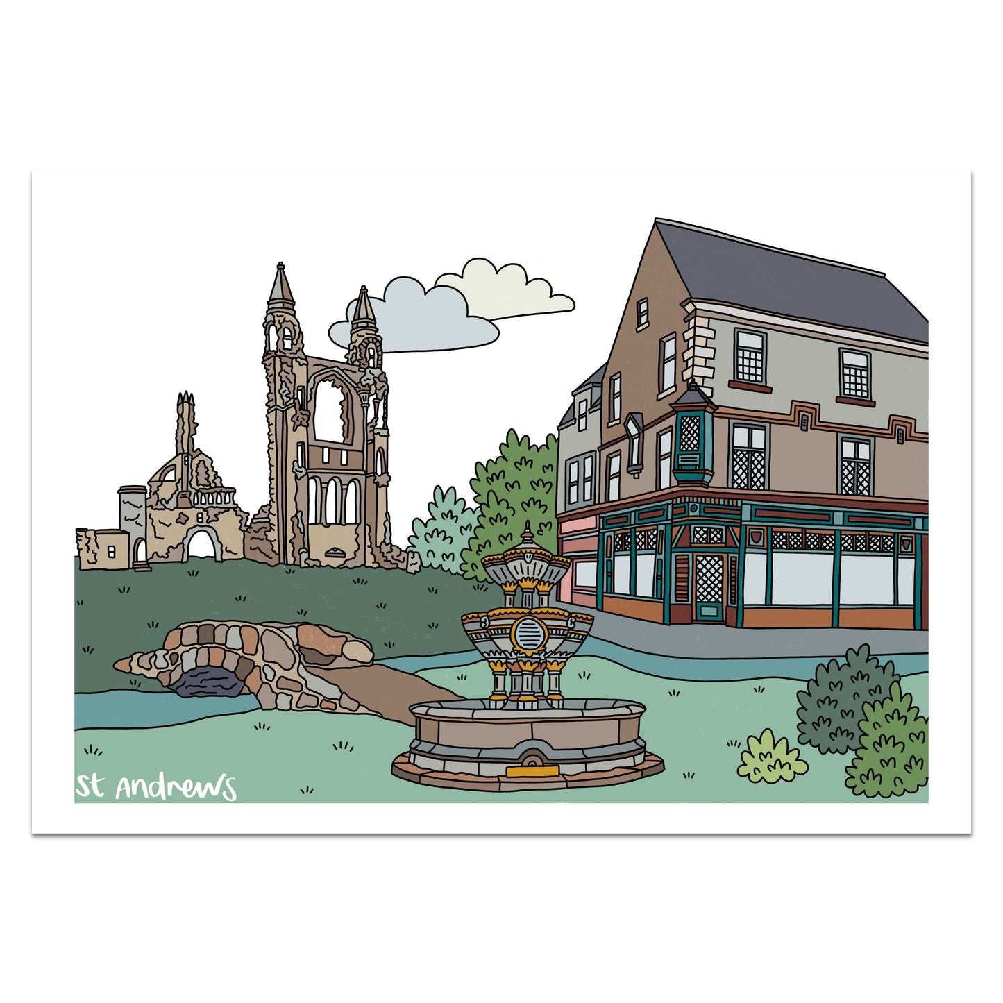 St Andrews Print