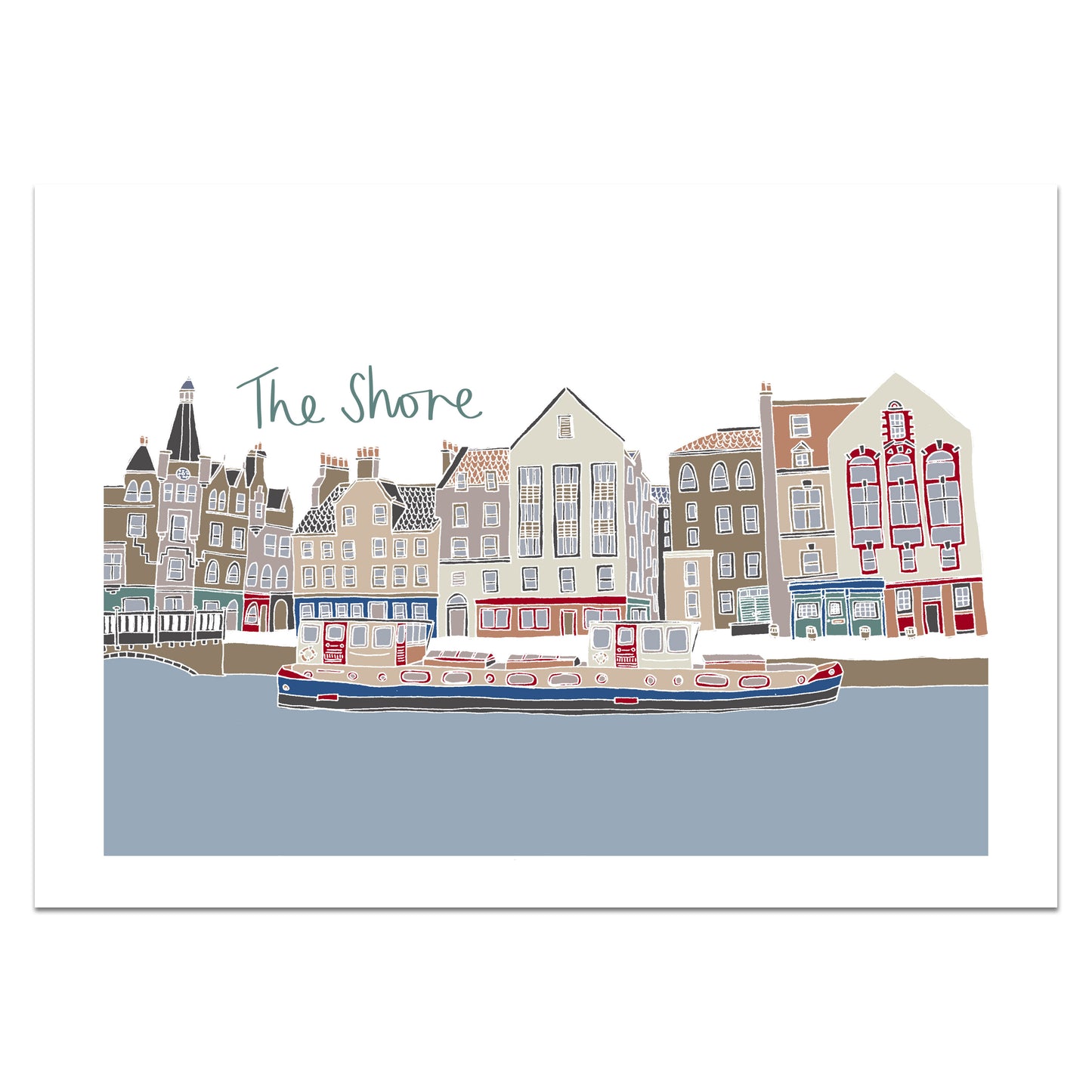 The Shore Edinburgh Print - Victoria Rose Ball